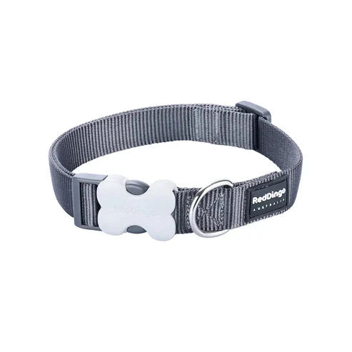 Red Dingo Dog Collar Classic Classic Bradlands Pet Supplies Grey XS 