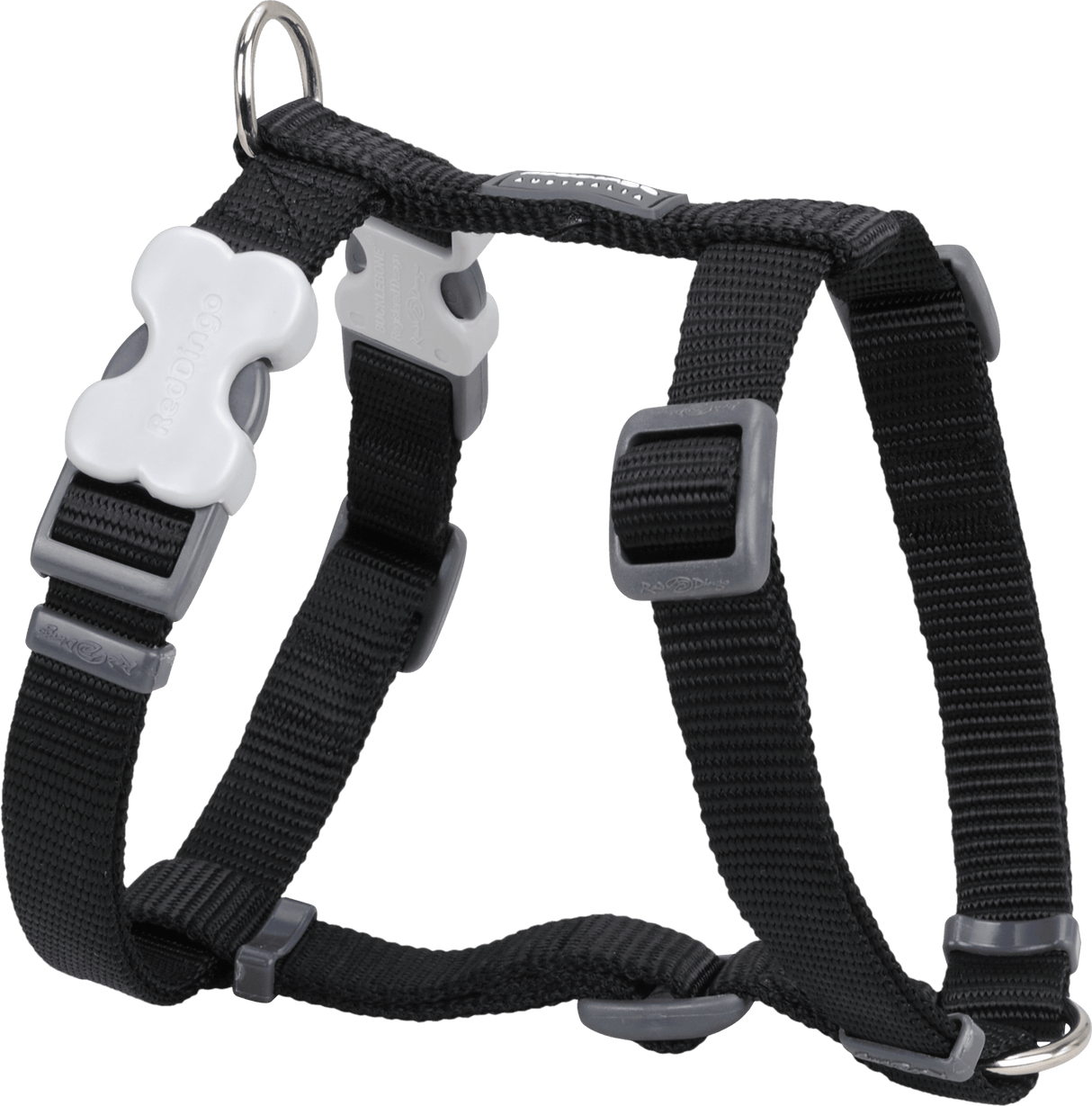 Red Dingo Classic H-Harness Red Dingo Black XS 