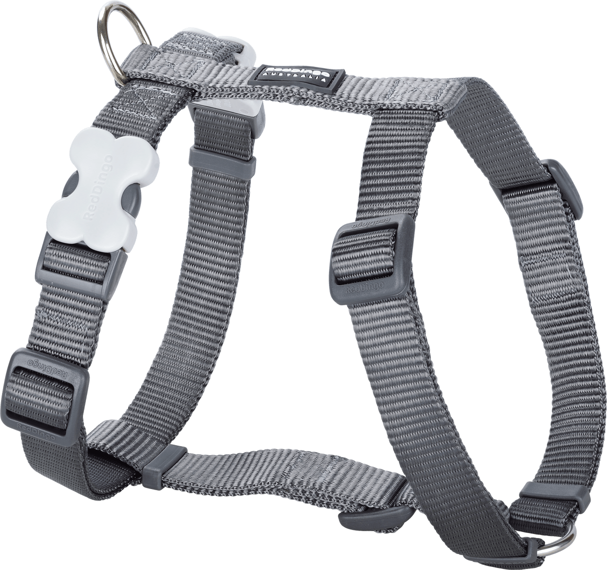 Red Dingo Classic H-Harness Red Dingo Grey XS 