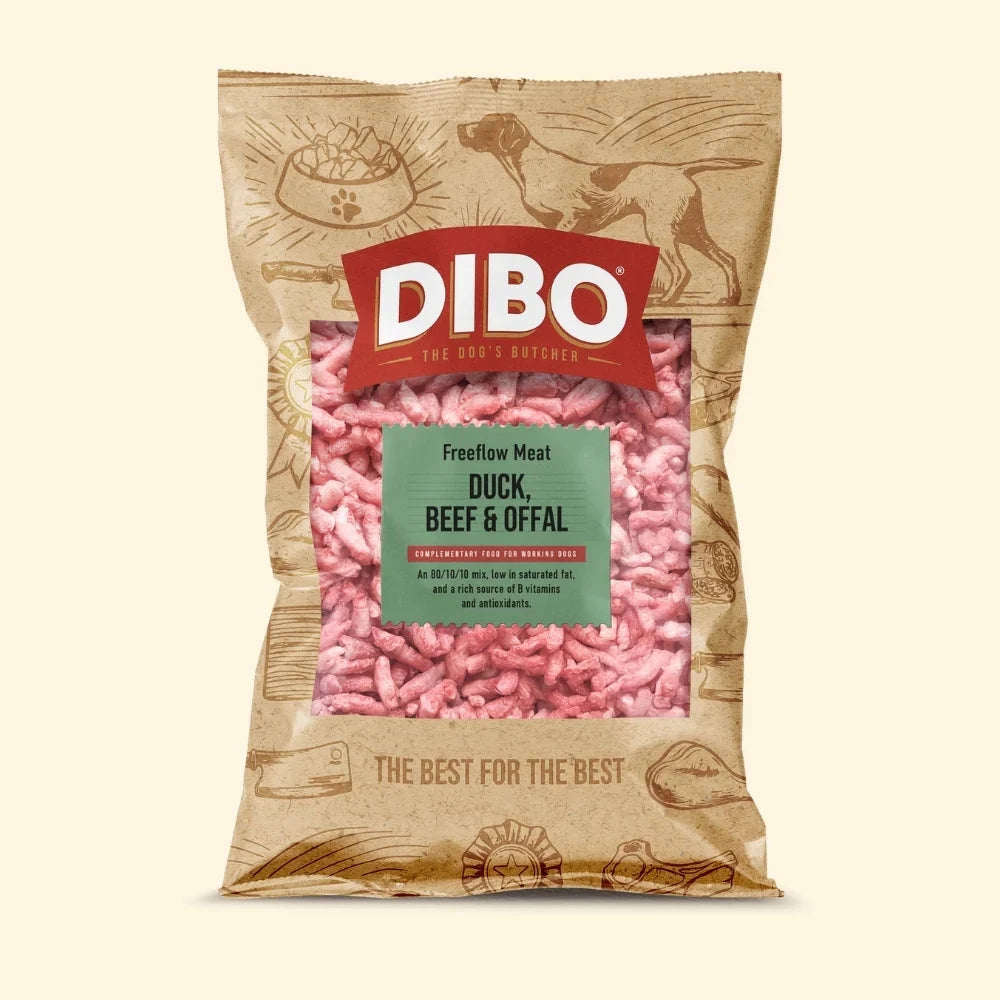 DIBO Duck, Beef & Offal Complete 1kg ❄ Raw Dog Food Dibo 