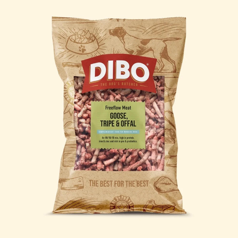 DIBO Goose, Tripe & Offal Complete 1kg ❄ Raw Dog Food Dibo 