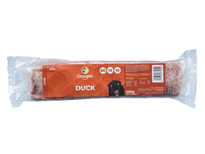 Dougies Duck 80:10:10 Raw Dog Food 560g ❄ Raw Dog Food Dougies 