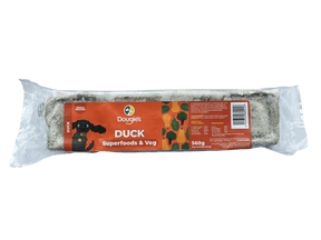 Dougies Superfoods Duck & Veg Raw Dog Food 560g ❄ Raw Dog Food Dougies 