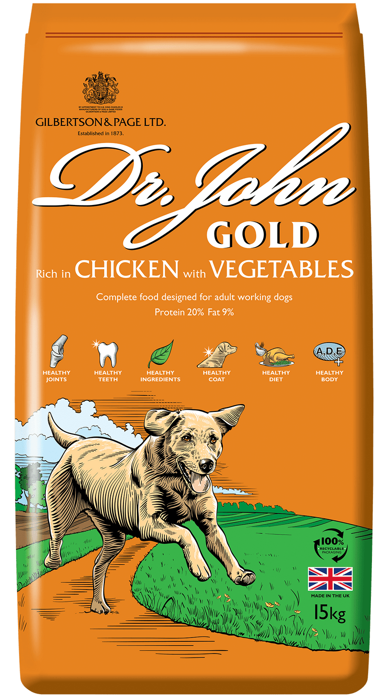 Dr John Gold 15kg Dry Dog Food Dr John 