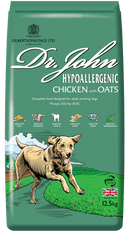 Dr John Hypoallergenic Chicken & Oats 12.5kg Dry Dog Food Dr John 
