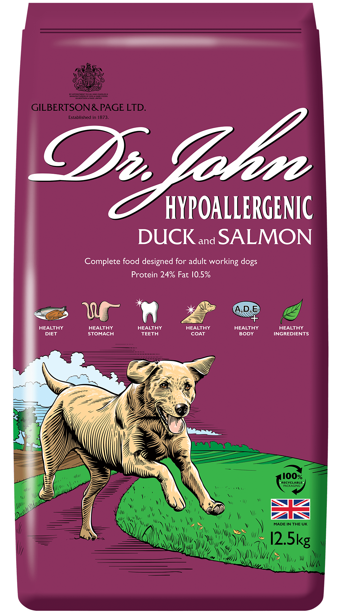 Dr John Hypoallergenic Duck & Salmon 12.5kg Dr John 