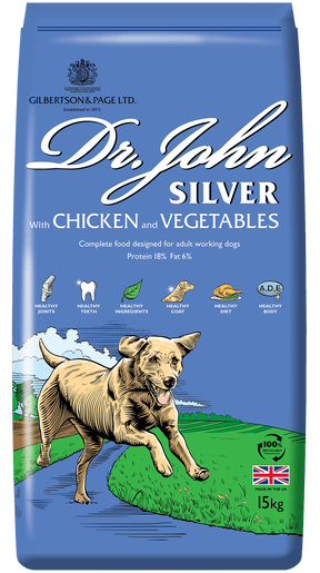 Dr John Silver 15kg Dry Dog Food Dr John 