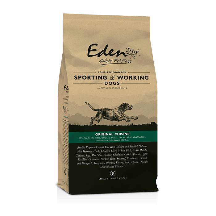 Eden 80/20 Original Sporting & Working Dog Food 15kg (Small Kibble) Dry Dog Food Eden 