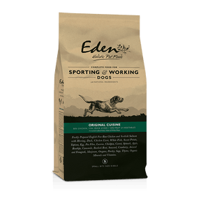 Eden 80/20 Original Sporting & Working Dog Food 15kg (Small Kibble) Dry Dog Food Eden 