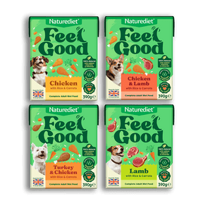 Naturediet Feel Good Selection Wet Dog Food 12 x 390g Wet Dog Food Naturediet 
