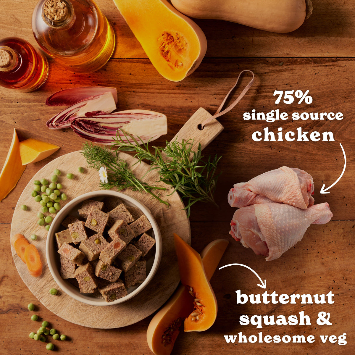 Forthglade Chicken with Butternut Squash Wet Dog Food 395g Wet Dog Food Forthglade 
