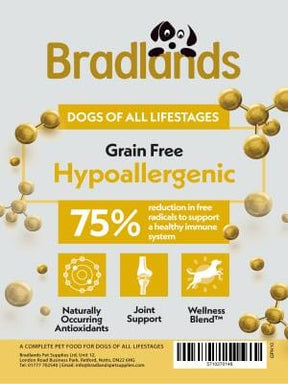 Bradlands Peptide+ Hypoallergenic Healthy Living Dog Food – Hydrolysed Salmon 1.5kg Bradlands 