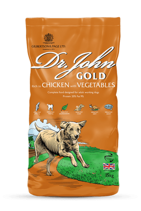 Dr John Gold Chicken & Vegetables Dry Dog Food 15kg Dry Dog Food Dr John 