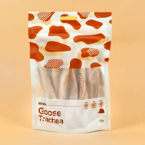 Waita Freeze Dried Goose Trachea 25g pouch, front view