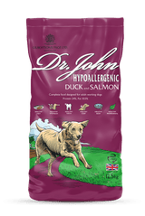 Dr John Hypoallergenic Duck & Salmon Dry Dog Food 12.5kg Dry Dog Food Dr John 