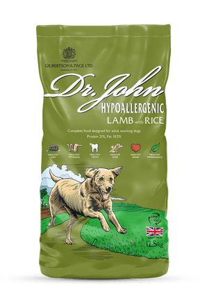 Dr John Hypoallergenic Lamb & Rice Dry Dog Food 12.5kg Dry Dog Food Dr John 