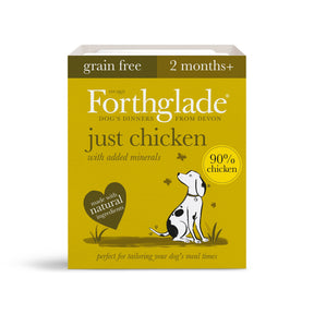 Forthglade Just Chicken Grain Free Wet Dog Food 395g Wet Dog Food Forthglade 