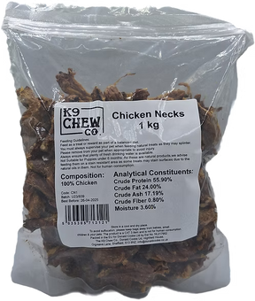 K9 Chew Chicken Necks 1kg K9 Chew 