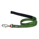 Red Dingo Classic Dog Lead 1.2m Red Dingo Green Small 