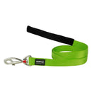 Red Dingo Classic Dog Lead 1.2m Red Dingo Lime Green Small 