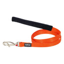 Red Dingo Classic Dog Lead 1.2m Red Dingo Orange Small 