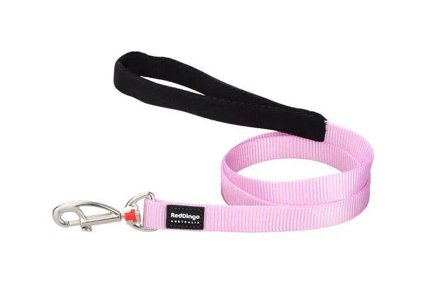 Red Dingo Pastel Dog Lead 1.2m Red Dingo Pastel Pink Small 