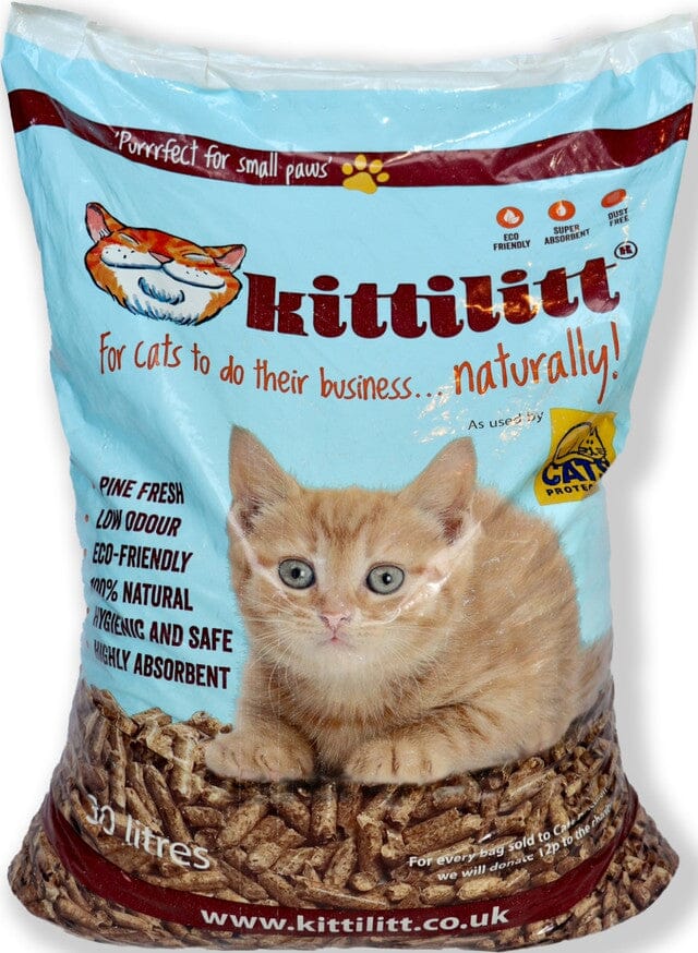 Kittilitt Wood Based Cat Litter 30L Kittilitt 