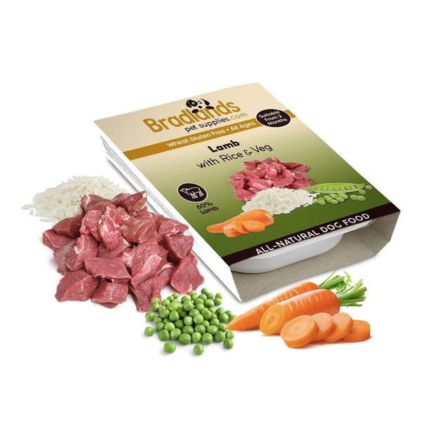 Bradlands Wet Dog Food Lamb & Rice 395g Bradlands 