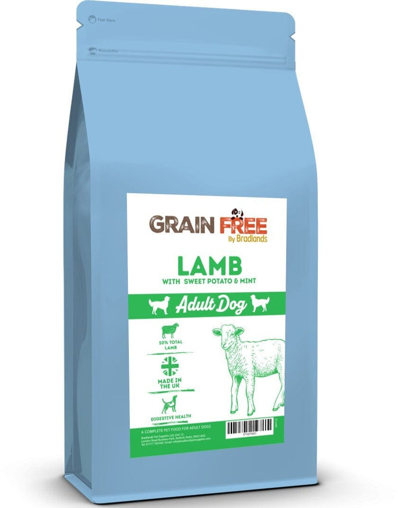 Bradlands Grain Free Adult Lamb 12kg Dry Dog Food Bradlands 
