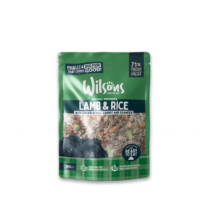 Wilsons Lamb Fresh Dog Food 380g Wilsons 