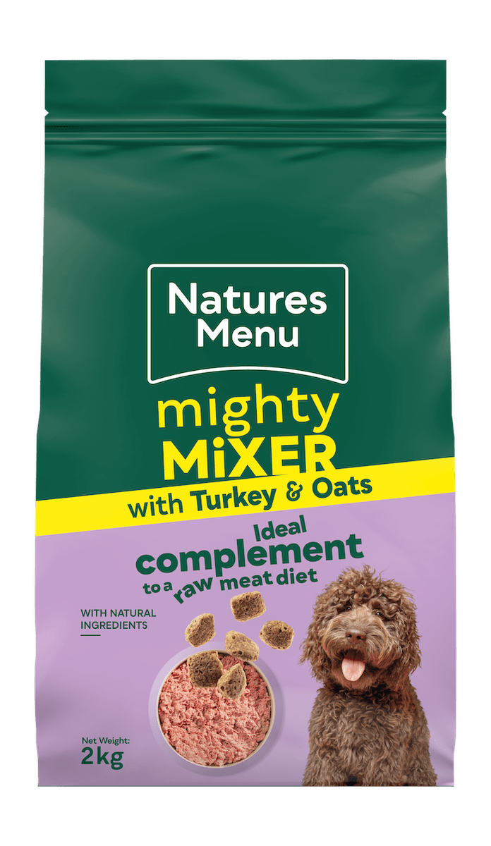 Natures Menu Mighty Mixer Turkey & Oats Dog Biscuits 2kg Dry Dog Food Natures Menu 