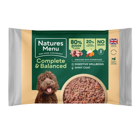 Natures Menu 80/20 Block Goose & Turkey 500g ❄ Natures Menu 