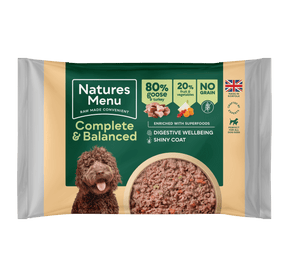 Natures Menu 80/20 Goose & Turkey Raw Dog Food Block 500g Raw Dog Food Natures Menu 