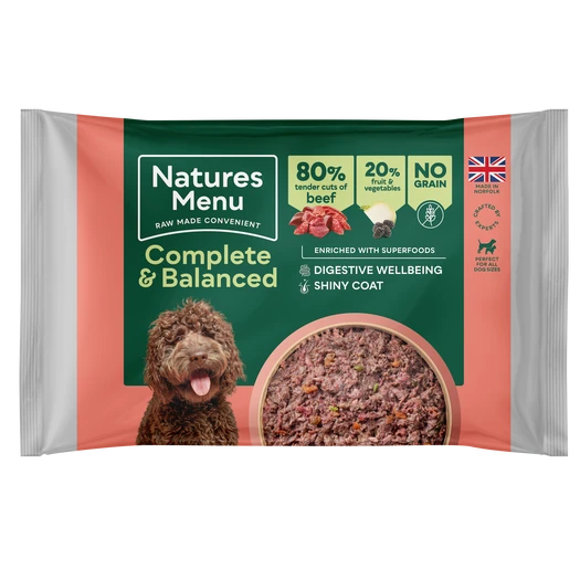 Natures Menu 80/20 Block Beef 500g ❄ Natures Menu 