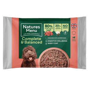 Natures Menu 80/20 Beef Raw Dog Food Block 500g Raw Dog Food Natures Menu 