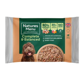 Natures Menu 80/20 Block Salmon & Chicken 500g ❄ Natures Menu 
