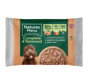 Natures Menu 80/20 Salmon & Chicken Raw Dog Food Block 500g Raw Dog Food Natures Menu 