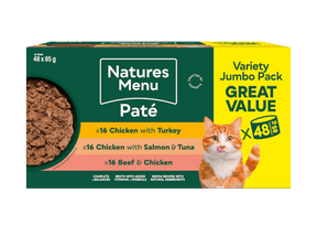 Natures Menu Meat Selection Wet Cat Food Multipack 48 x 85g Wet Cat Food Natures Menu 