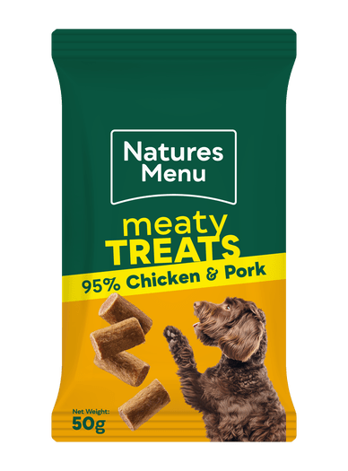 Natures Menu Chicken Meaty Training Treats Dogs 50g Dog Treats Natures Menu 