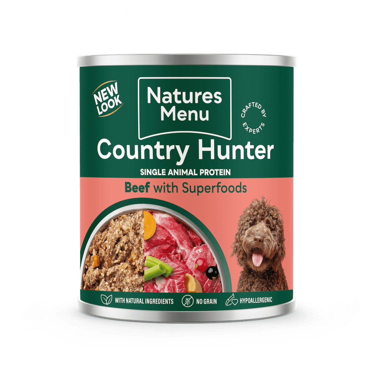 Natures Menu Country Hunter Beef Wet Dog Food 600g Wet Dog Food Natures Menu 