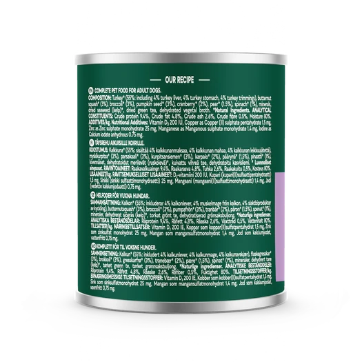 Natures Menu Country Hunter Turkey/Cranberry 600g Wet Dog Food Natures Menu 