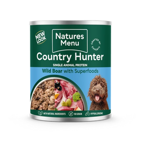 Natures Menu Country Hunter Wild Boar 600g Wet Dog Food Natures Menu 