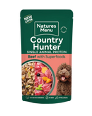 Natures Menu Country Hunter Beef Pouch 150g Wet Dog Food Natures Menu 