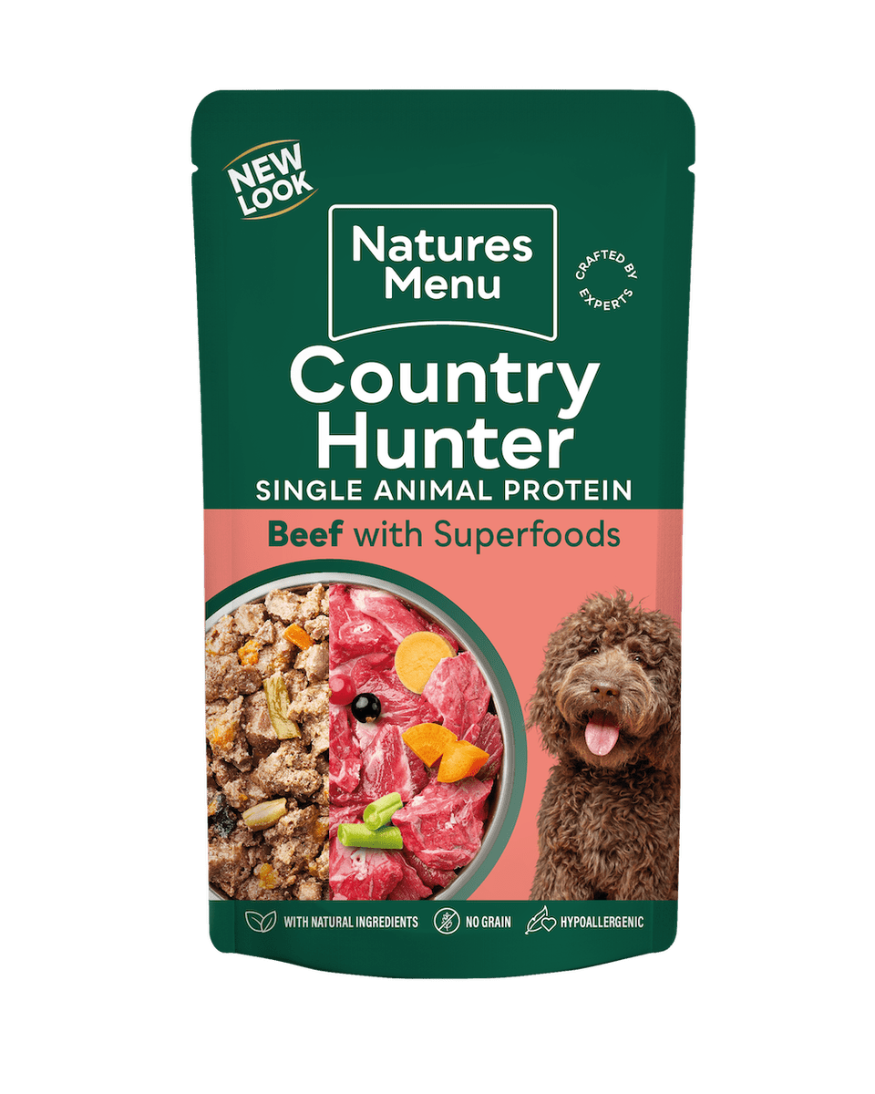 Natures Menu Country Hunter Beef Wet Dog Food 150g Wet Dog Food Natures Menu 