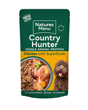 Natures Menu Country Hunter Chicken Pouch 150g Wet Dog Food Natures Menu 