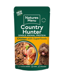 Natures Menu Country Hunter Chicken Pouch 150g Wet Dog Food Natures Menu 