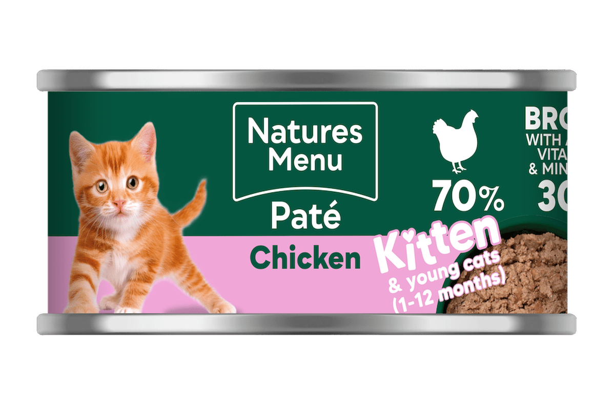 Natures Menu Chicken Kitten Food 85g Wet Cat Food Natures Menu 