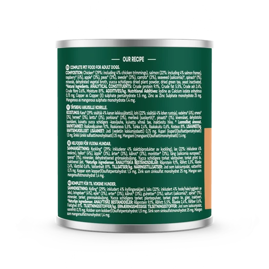 Natures Menu Country Hunter Salmon and Chicken Can 600g Natures Menu 
