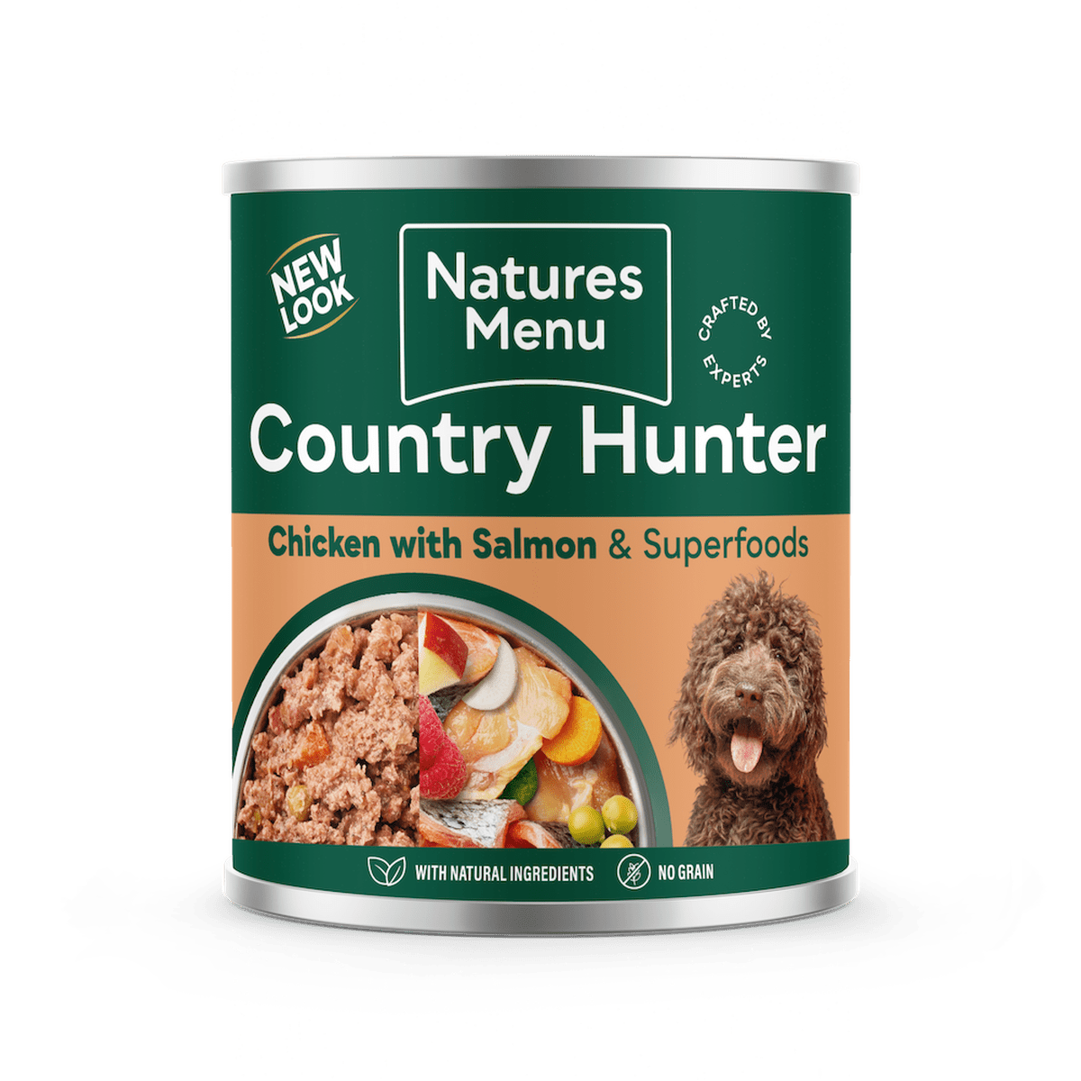 Natures Menu Country Hunter Salmon & Chicken Wet Dog Food 600g Wet Dog Food Natures Menu 