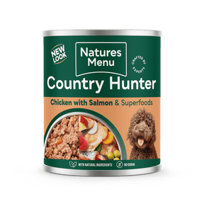 Natures Menu Country Hunter Salmon & Chicken Wet Dog Food 600g Wet Dog Food Natures Menu 